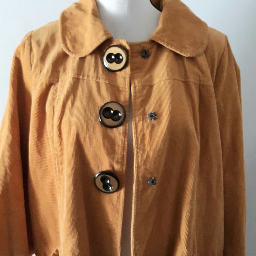 Y2K Jolt Camel Corduroy Jacket - Picture 2 of 7